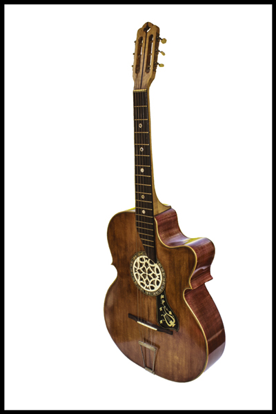 Hawaiian-guitar04 Vintage Giuseppe Indelicato Contarino Hawaiian Guitar