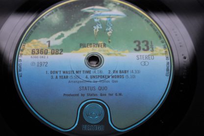 Status Quo Pile Driver UK Pressing 6360 082 Vertigo Mint Archive