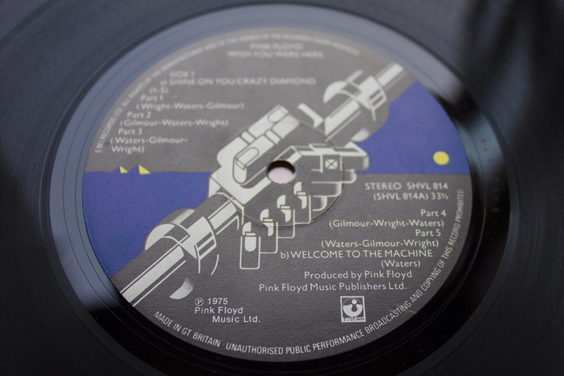 Pink Floyd Wish You Were Here 1st UK Press Mint Vinyl/Audio