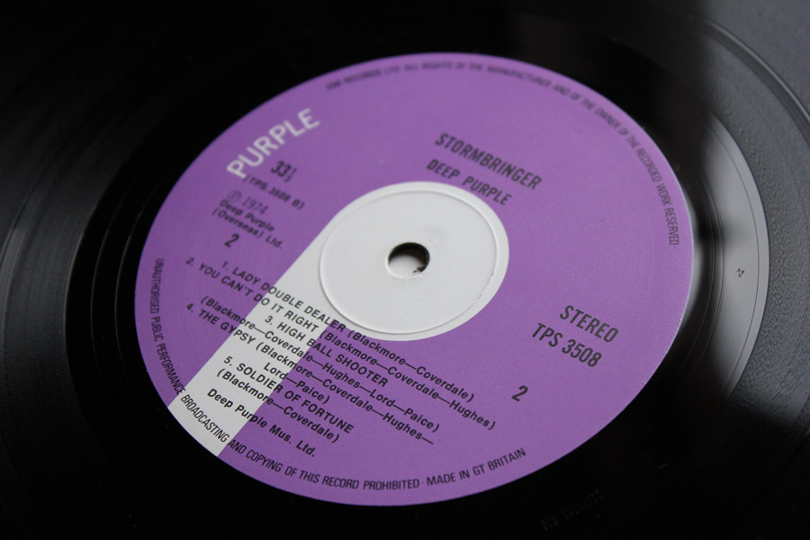 Deep Purple Stormbringer TPS 3508 1974 1st UK Pressing Mint