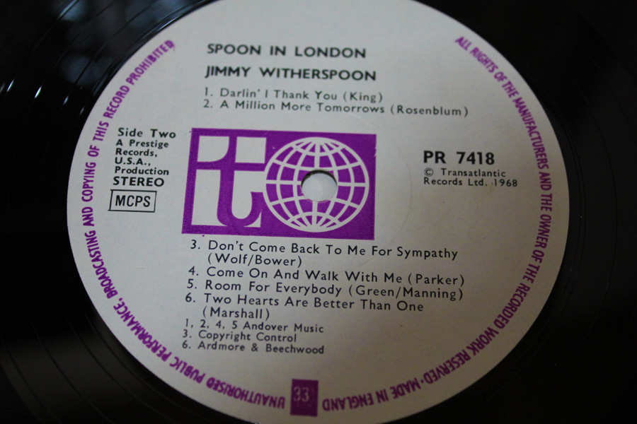 Jimmy Witherspoon Spoon In London