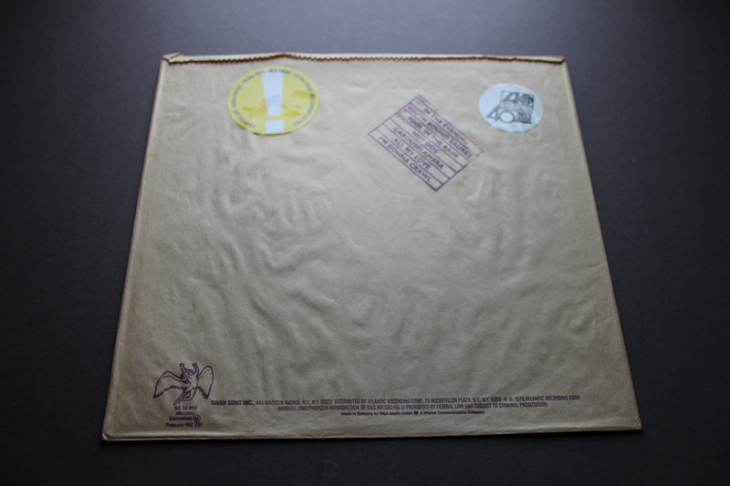 Led Zeppelin In Through The Out Door