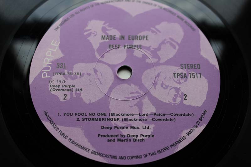 Deep Purple Made In Europe