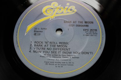 Ozzy Osbourne Bark at The Moon 1st UK Mint Archive – Mootzproductions