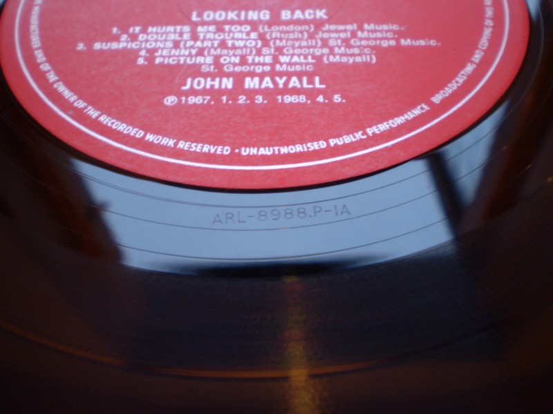 John Mayall Looking Back Unboxed Decca 1st UK