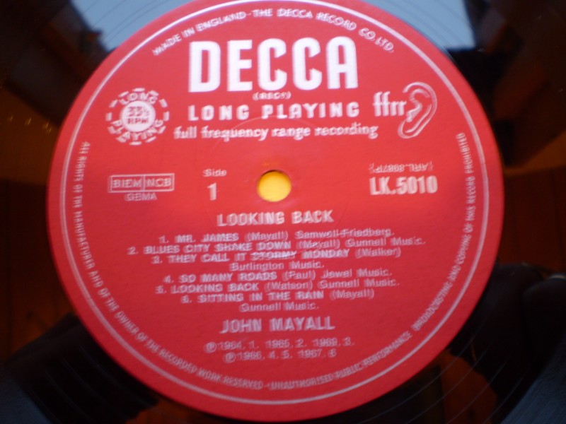 John Mayall Looking Back Unboxed Decca 1st UK