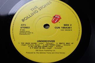 Rolling Stones Undercover 1st UK press