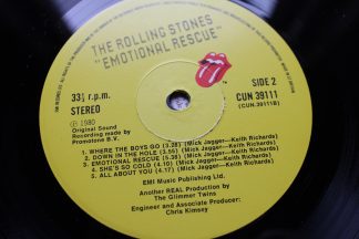 Rolling Stones Emotional Rescue 1st Uk Press