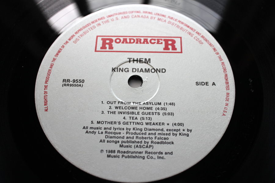 King Diamond Them Roadrunner records Mint Archive
