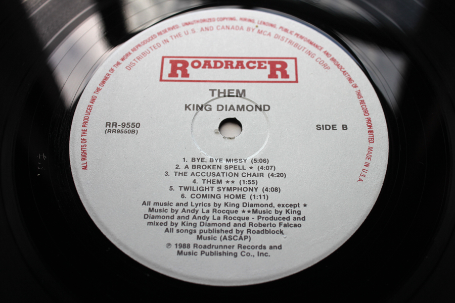 King Diamond Them Roadrunner records Mint Archive