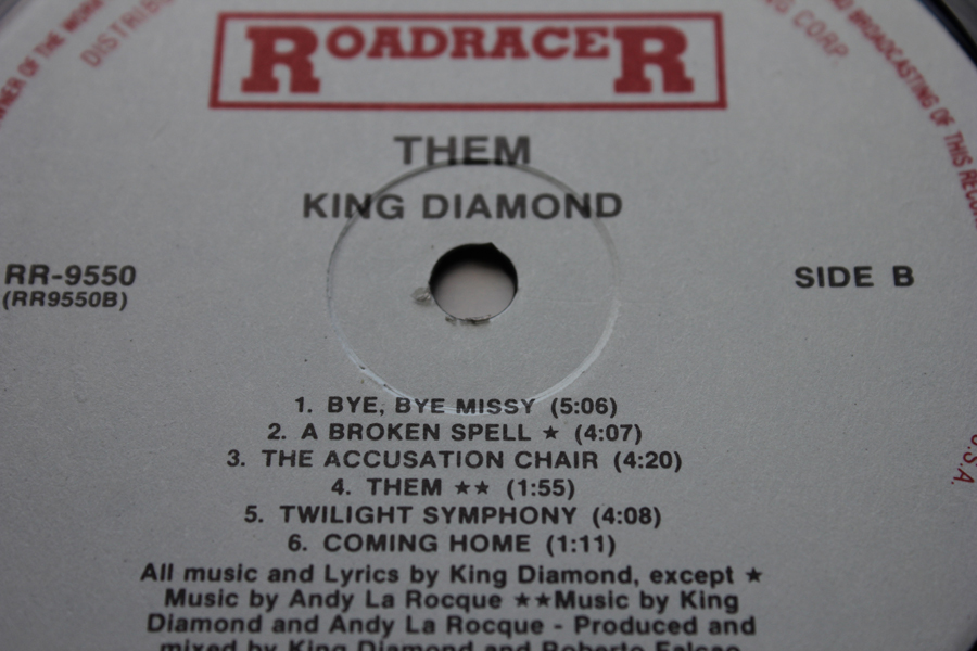 King Diamond Them Roadrunner records Mint Archive