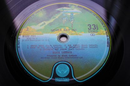 Black Sabbath Never Say Die 1st UK Pressing N.Mint Audio Archive