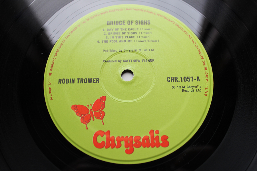 ROBIN TROWER Bridge Of Sighs 1st UK PRESSING