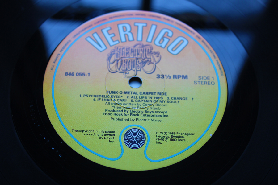 Electric Boys Funk - o - Metal Carpet Ride 1st UK Mint Heavy Metal