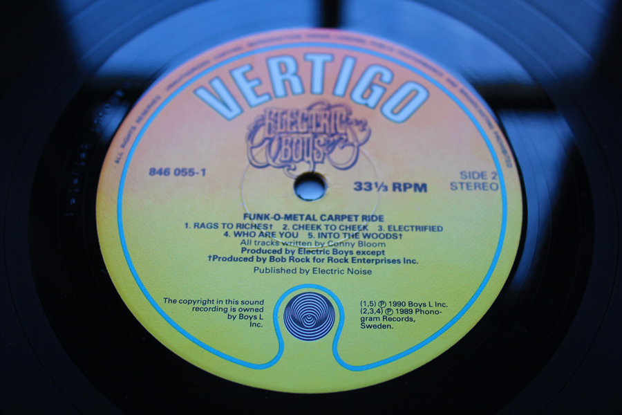 Electric Boys Funk - o - Metal Carpet Ride 1st UK Mint Heavy Metal