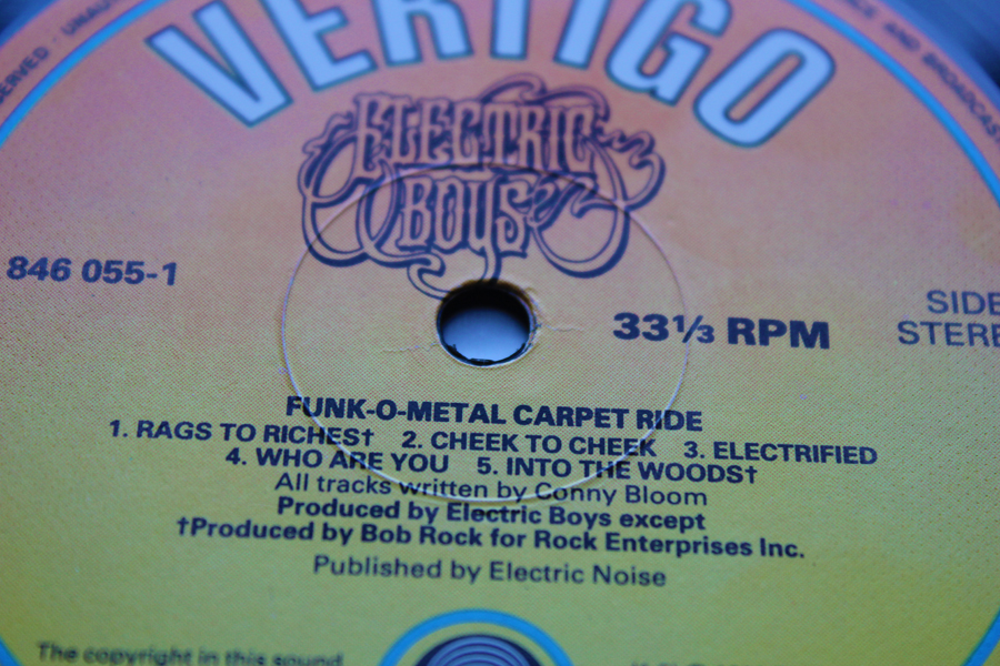 Electric Boys Funk - o - Metal Carpet Ride 1st UK Mint Heavy Metal