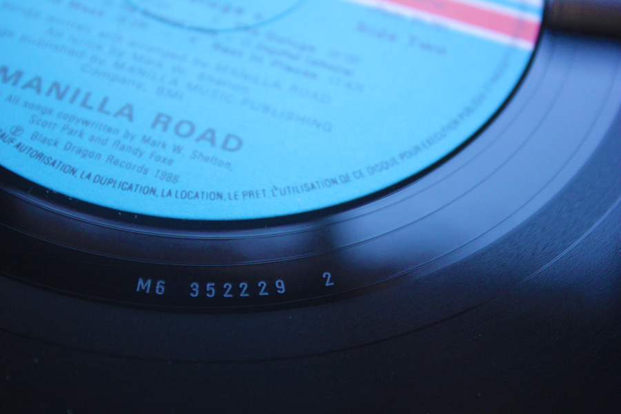 Manilla Road Deluge Heavy Metal 1st pressing