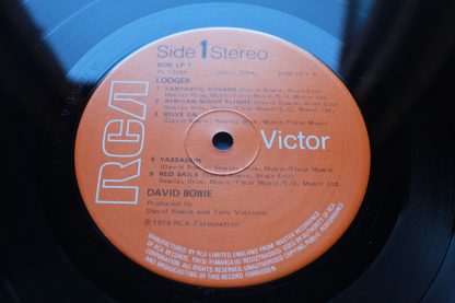 David Bowie Lodger 1st UK Press